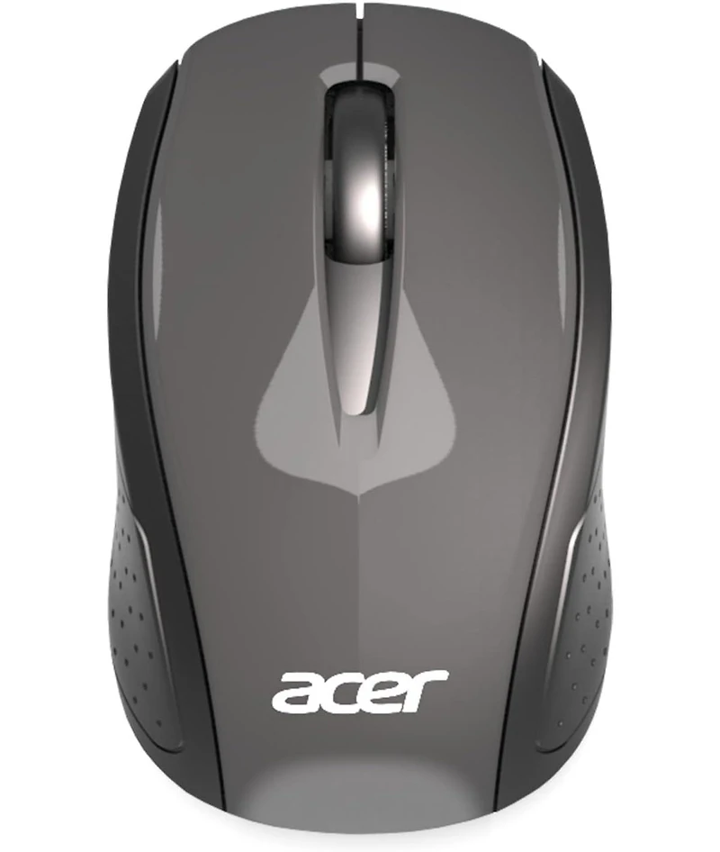 Acer Rf Wireless Mouse (Gray/Black) | Works with Chromebook | Usb Plug and Play for Right/Left Handed Users