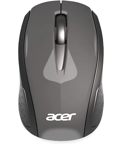 Acer Rf Wireless Mouse (Gray/Black) | Works with Chromebook | Usb Plug and Play for Right/Left Handed Users