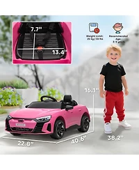 Aosom 12V Kids Electric Ride On Car, Licensed Audi Rs e-tron Gt