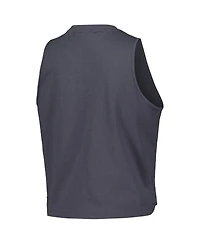 The Wild Collective Women's Charcoal Pittsburgh Pirates Side Knot Tank Top