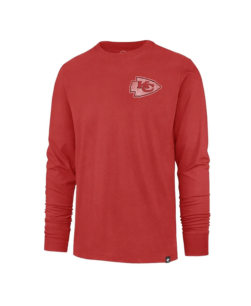 '47 Brand Men's Red Kansas City Chiefs Regional Backer Franklin Long Sleeve T-Shirt