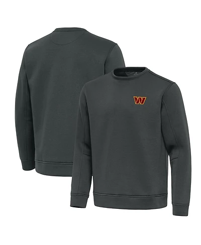Antigua Men's Pewter Washington Commanders Relevant Lightweight Pullover Sweatshirt