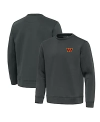 Antigua Men's Pewter Washington Commanders Relevant Lightweight Pullover Sweatshirt