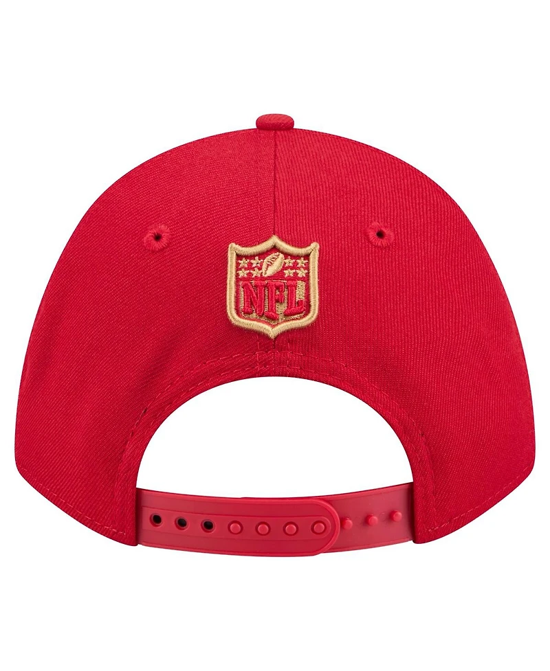 New Era Men's Scarlet San Francisco 49ers Team Collection 9FORTY M-Crown Adjustable Hat