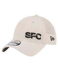 New Era Men's Tan Seattle Sounders Fc Active 9TWENTY Adjustable Hat