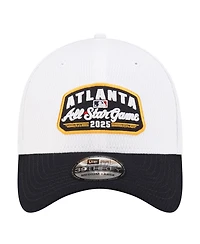 New Era Men's White Atlanta Braves 2025 Mlb All-Star Game Patch 39THIRTY Flex Hat