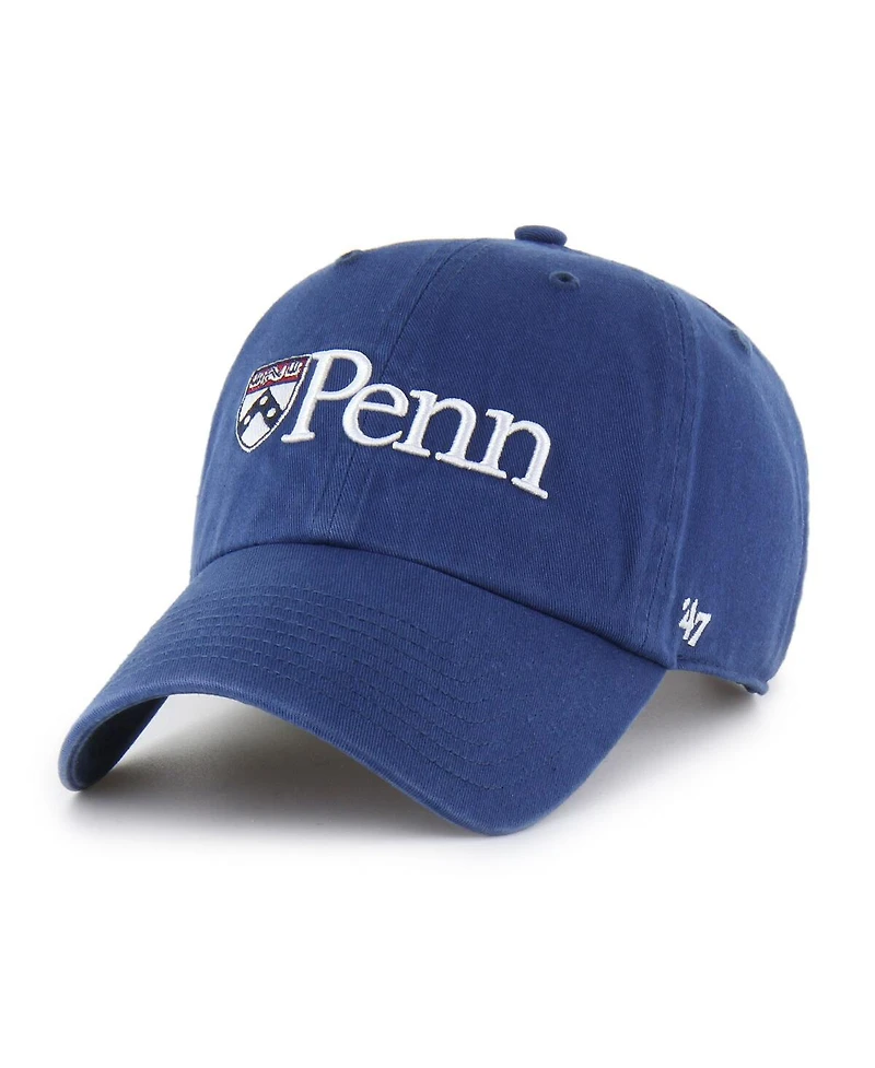 '47 Brand Men's Navy Pennsylvania Quakers Clean Up Adjustable Hat