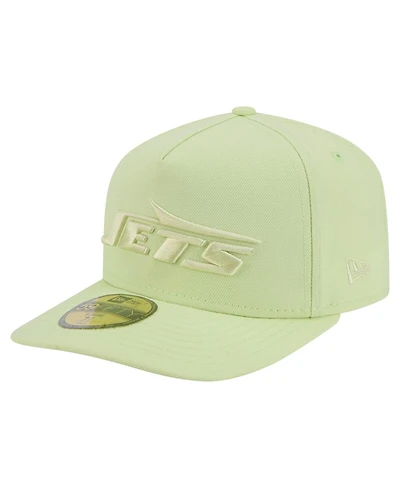 New Era Men's Green York Jets Color Pack A-Frame 59FIFTY Fitted Hat