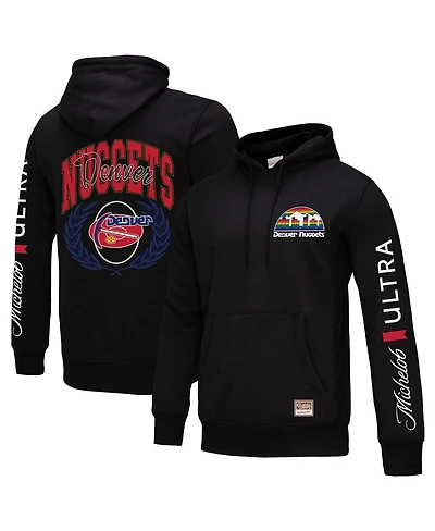 Mitchell & Ness Men's Black Denver Nuggets Nba x Michelob Ultra Swish Sip Pullover Hoodie