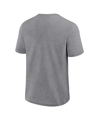 Fanatics Men's Heather Gray Kansas City Chiefs Big Tall Top Notch T-Shirt
