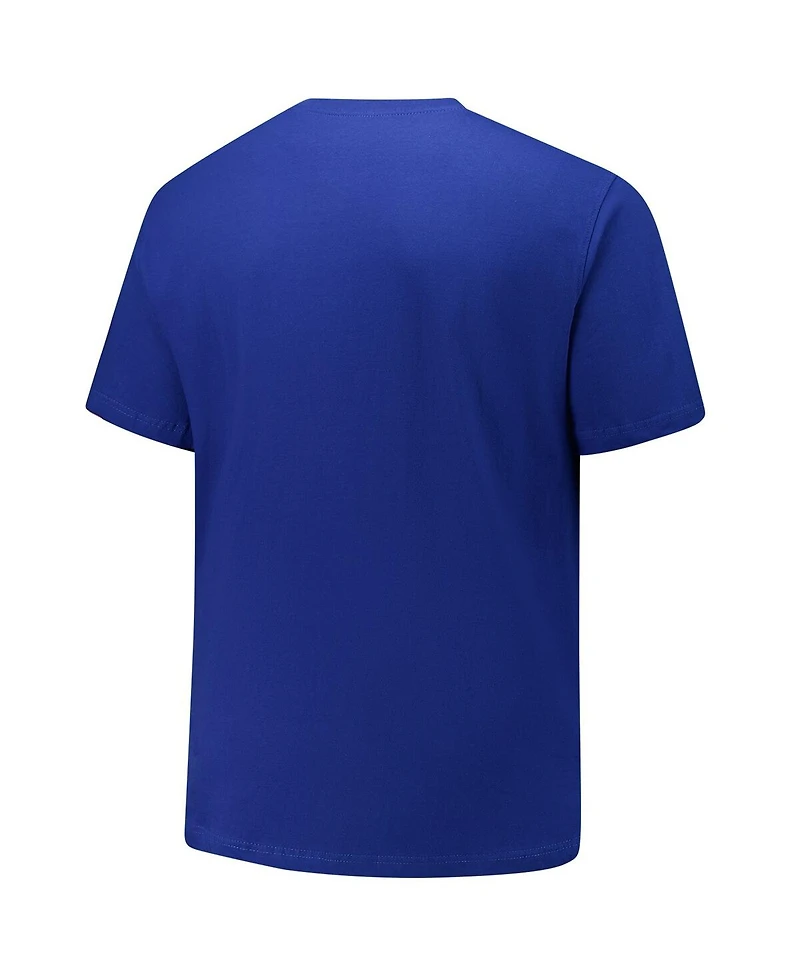 Fanatics Men's Royal Seattle Seahawks Big Tall Throwback Logo T-Shirt