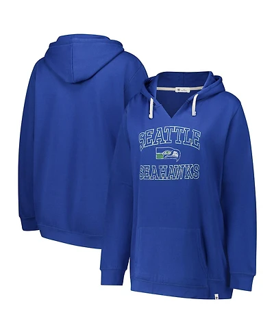 '47 Brand Women's Royal Seattle Seahawks Plus Clarity Kennedy Pullover Hoodie
