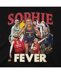 Stadium Essentials Men's and Women's Sophie Cunningham Black Indiana Fever Player Crossroads T-Shirt