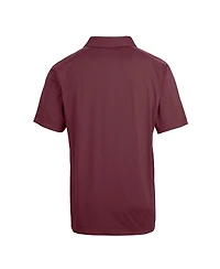 Cutter & Buck Men's Maroon Arizona State Sun Devils Team Logo Big Tall Prospect Textured Stretch Polo Shirt
