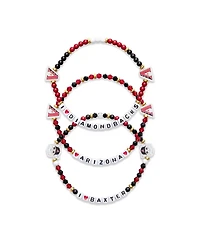 Foco Arizona Diamondbacks 3-Pack Friendship Bracelet Set