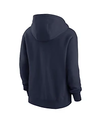 Nike Women's College Navy Seattle Seahawks Wordmark Club Fleece Pullover Hoodie