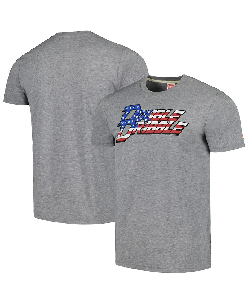 Homage Men's and Women's Gray Double Dribble Tri-Blend T-Shirt