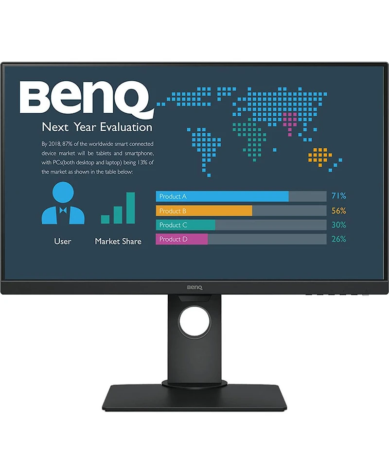 BenQ BL2780T 27" Full Hd 16:9 Ips Business Monitor with Eye-Care Technology, Built-In Speakers, Ergonomic Design, Black