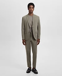 Mango Men's Stretch Fabric Super Slim-Fit Suit Pants