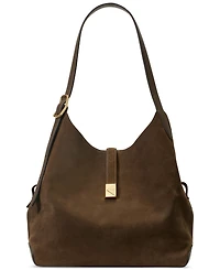 kate spade new york Deco Medium Pebbled Leather & Suede Shoulder Bag
