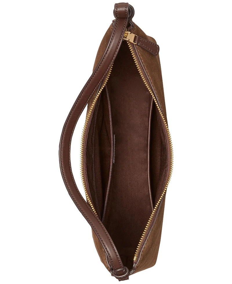 kate spade new york Loop Medium Suede Shoulder Bag