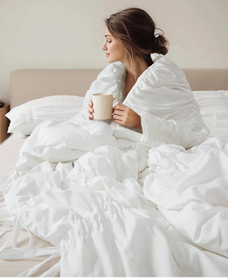 510 Design Mia Ruched 3-Pc. Comforter Set, King