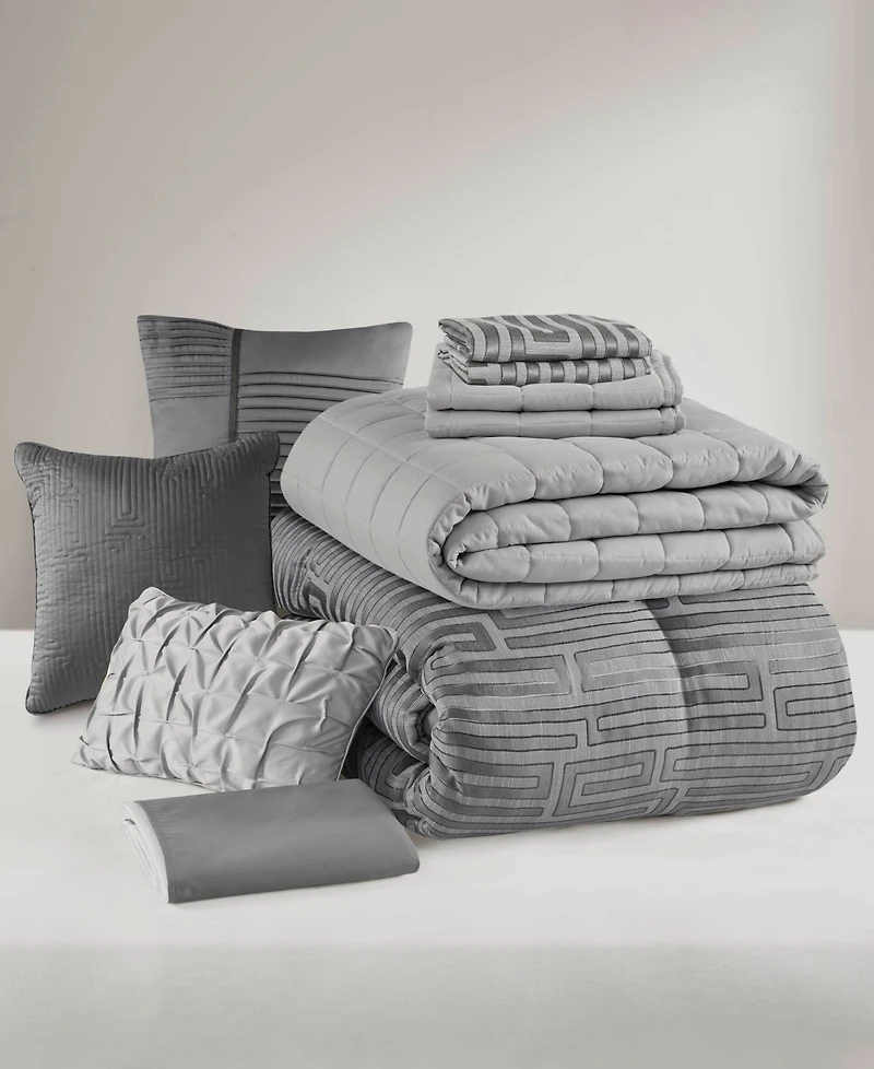 Madison Park Royce Luxury Jacquard 10-Pc. Comforter Set