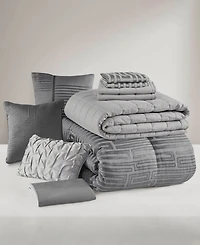 Madison Park Royce Luxury Jacquard 10-Pc. Comforter Set