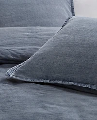 Woolrich Mckenzie Twill Washed 3-Pc. Duvet Cover Set, King/California King