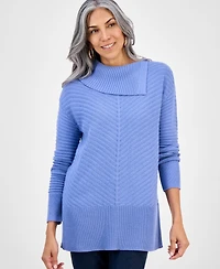 Style & Co Women's Envelope-Neck Tunic Sweater, Created for Macy's