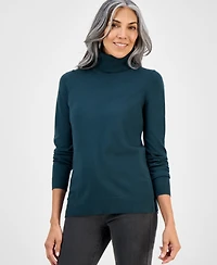 Style & Co Women's Long-Sleeve Turtleneck Sweater, Created for Macy's