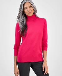 Style & Co Women's Long-Sleeve Turtleneck Sweater, Created for Macy's