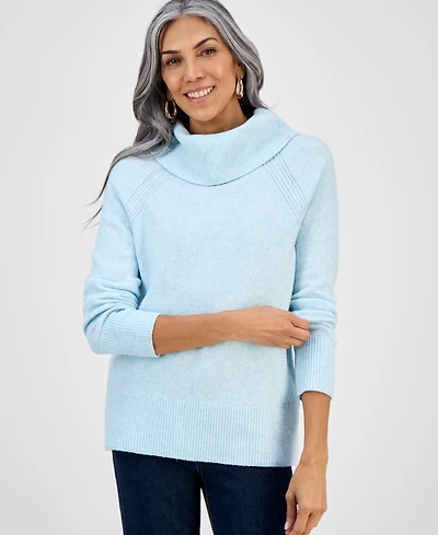Style & Co Women's Cowl-Neck Tunic Sweater, Macy's Exclusive
