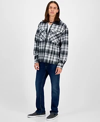 Sun + Stone Men's Fisk Long-Sleeve Cotton Overshirt, Macy's Exclusive