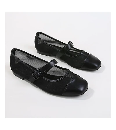 Berness Bona Mesh Mary Jane Flats