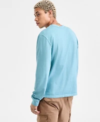 Sun + Stone Men's Long-Sleeve Cotton T-Shirt, Macy's Exclusive