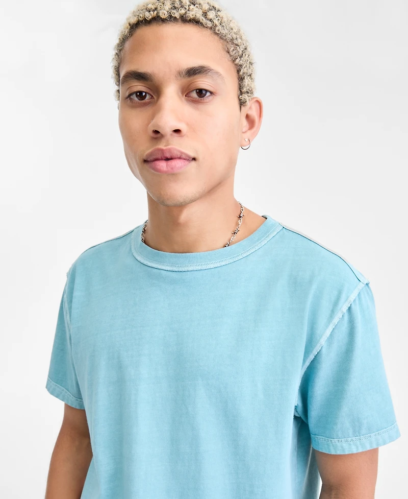 Sun + Stone Men's Inside Out Regular-Fit T-Shirt