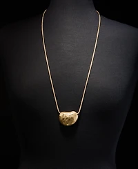 Style & Co Sculptural Nugget Pendant Necklace, 32" + 3" extender, Macy's Exclusive