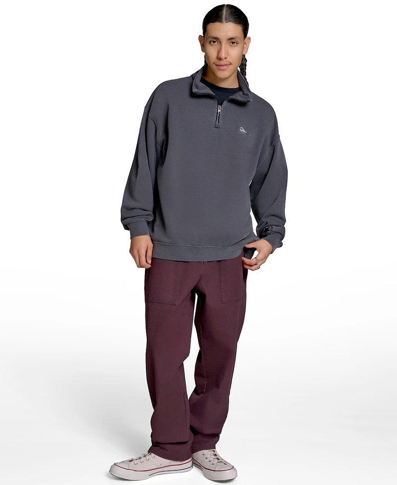 Converse Men's Loose Fit Sneaker Patch Sweatshirt