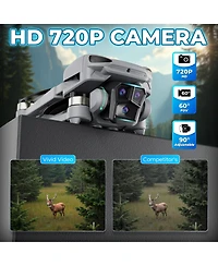 Contixo F23 Gps Drone with Hd Camera, 4.3" Screen Remote, 2 x 23 Min Flight, Follow Me, Waypoint, Orbit & Selfie Modes