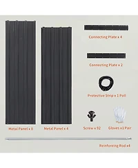 Streamdale Furniture 6x3x2 Ft Metal Raised Garden Bed