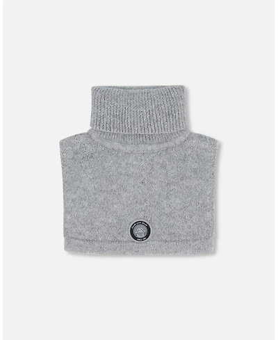 Deux par Deux Toddler Unisex Turtleneck Neckwarmer Heather Gray