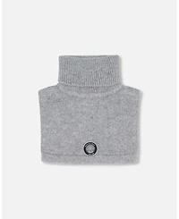 Deux par Deux Toddler Unisex Turtleneck Neckwarmer Heather Gray