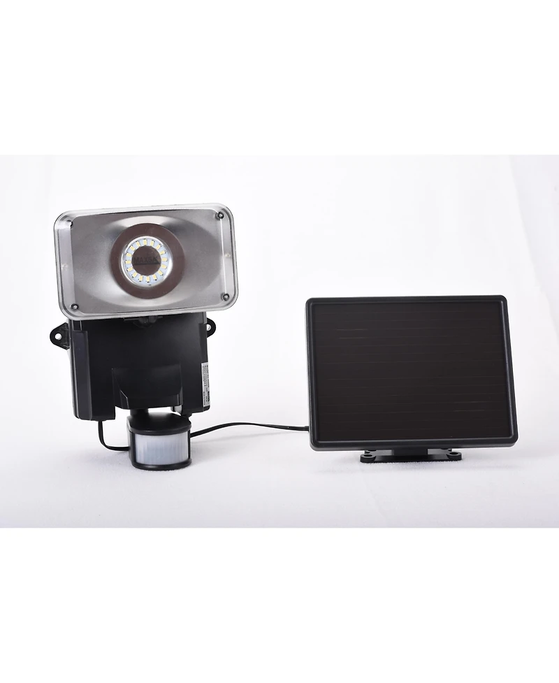 Maxsa Innovations Solar-powered Led Security Floodlight - Black