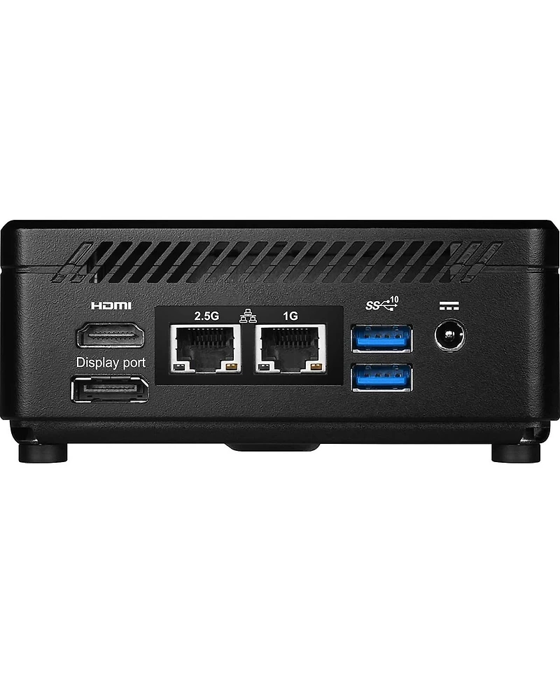 Msi Cubi 5 12M-401US Mini Desktop Computer, Intel Core i3-1215U 1.2GHz, 8GB Ram, 500GB Ssd, Windows 11 Pro, Black
