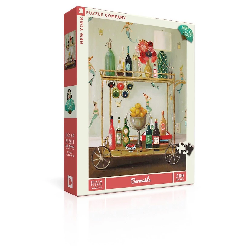 New York Puzzle Company Barmaids 500 Piece Puzzle