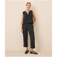 Pact Organic Cotton Coastal Double Gauze Rolled Cuff Pant