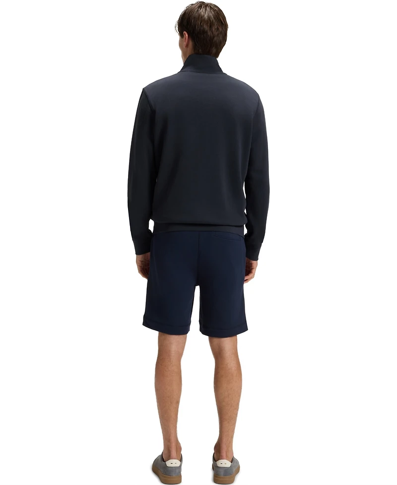 Boss by Hugo Men's Logo Badge Zip-Up Sweatshirt