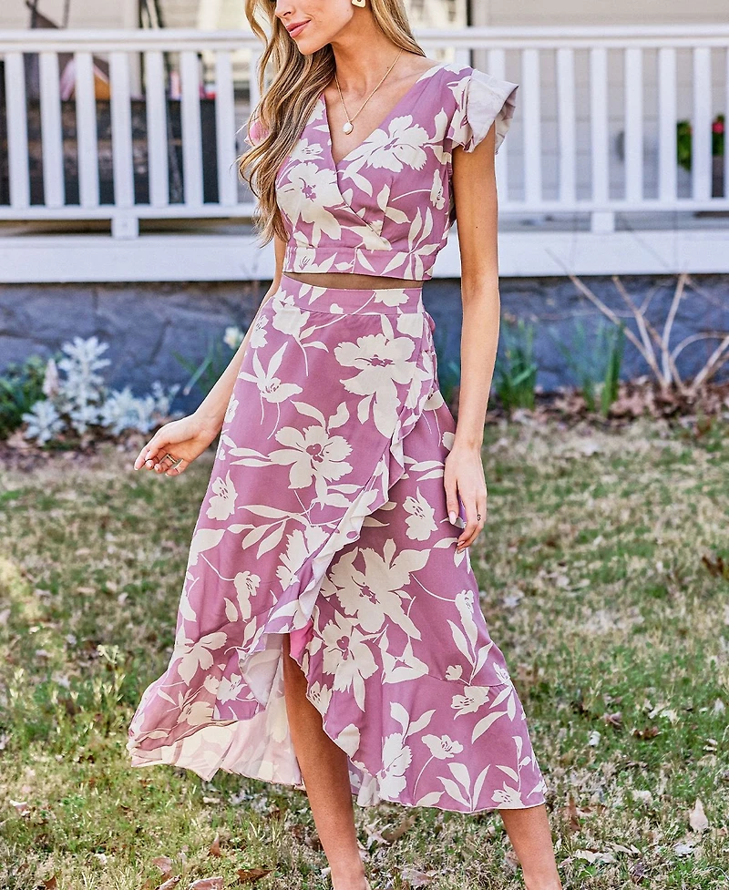 Cupshe Women's New Blooms Floral 2-Piece Set