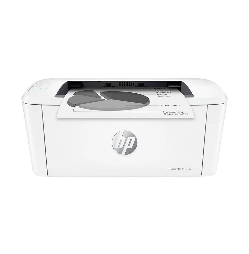 Hp LaserJet Wireless Black and White Laser Printer - White